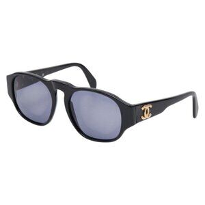 Chanel CC Logo Black Plastic Eyewear